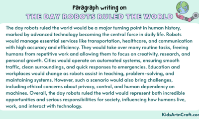 Paragraph on The Day Robots Ruled the World