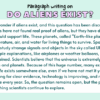 Paragraph on Do Aliens Exist? (Opinion/Informative)