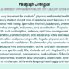 Paragraph on Should Every Student Play At Least One Sport?