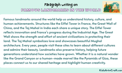 Paragraph on Famous Landmarks in the World