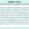 Paragraph on The Future of Transportation