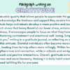 Paragraph on Gratitude