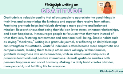 Paragraph on Gratitude