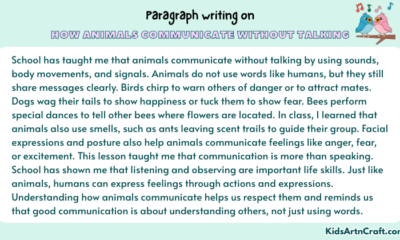 Paragraph on How Animals Communicate Without Talking