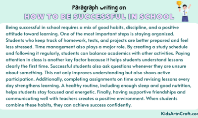 Paragraph on How to Be Successful in School