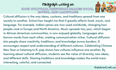 Paragraph on How Cultural Diffusion Shapes Food, Music, And Language