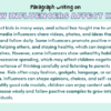 Paragraph on How Influencers Affect Kids