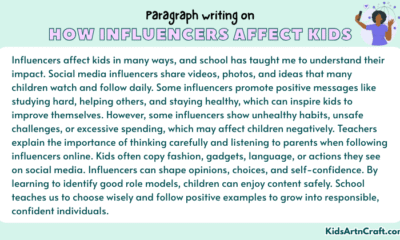 Paragraph on How Influencers Affect Kids
