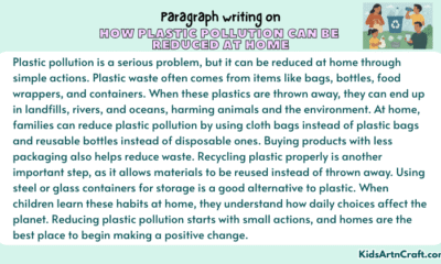 Paragraph on How Plastic Pollution Can Be Reduced At Home