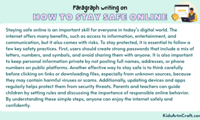 Paragraph on How to Stay Safe Online