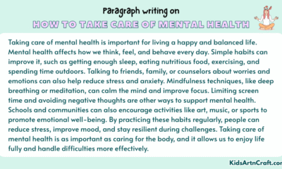 Paragraph on How To Take Care Of Mental Health