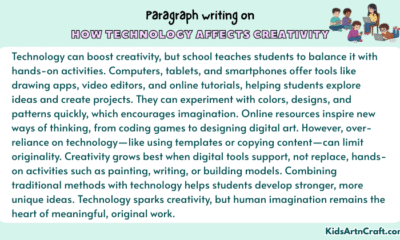Paragraph on How Technology Affects Creativity