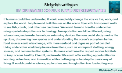 Paragraph on If Humans Could Live Underwater