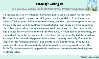 Paragraph on If I Could Make One Invention For Humankind