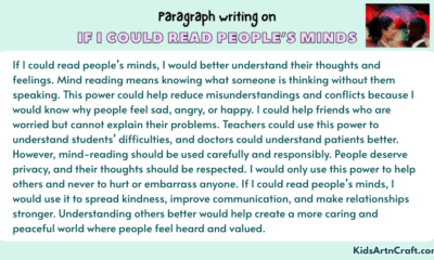 Paragraph on If I Could Read People’s Minds