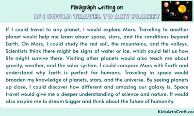Paragraph on If I Could Travel to Any Planet