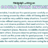 Paragraph on If I Could Turn Invisible