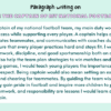 Paragraph on If I Were the Captain of My National Football Team