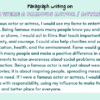 Paragraph on If I Were a Famous Actor / Actress