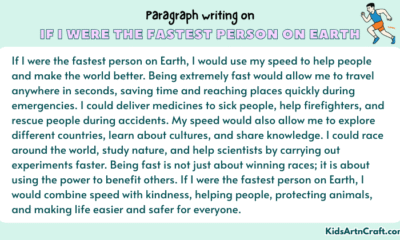 Paragraph on If I Were the Fastest Person on Earth