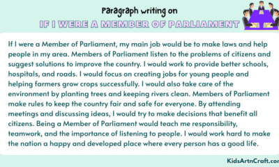 Paragraph on If I Were a Member of Parliament