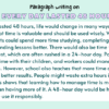 Paragraph on If Every Day Lasted 48 Hours