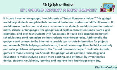 Paragraph on If I Could Invent A New Gadget