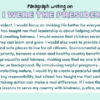 Paragraph on If I Were The President