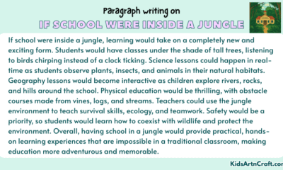 Paragraph on If School Were Inside a Jungle