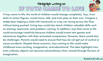 Paragraph on If Toys Came to Life