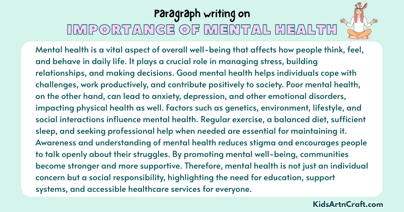 Paragraph on Importance of Mental Health