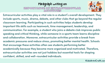 Paragraph on Importance of Extracurricular Activities