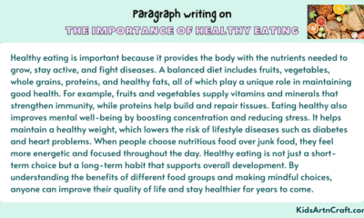 Paragraph on The Importance of Healthy Eating