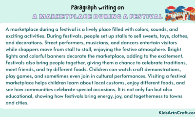 Paragraph on A Marketplace During A Festival