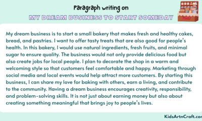 Paragraph on My Dream Business To Start Someday