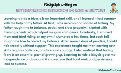 Paragraph on My Experience Learning To Ride A Bicycle