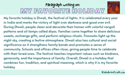 Paragraph on My Favorite Holiday