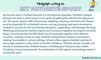 Paragraph on My Favorite Sport