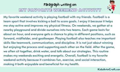 Paragraph on My Favorite Weekend Activity