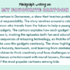 Paragraph on My Favourite Cartoon