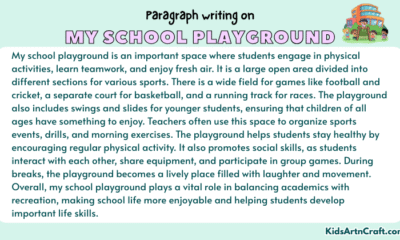 Paragraph on My School Playground