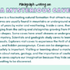 Paragraph on A Mysterious Cave