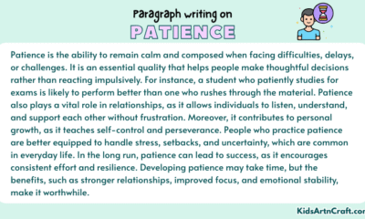 Paragraph on Patience
