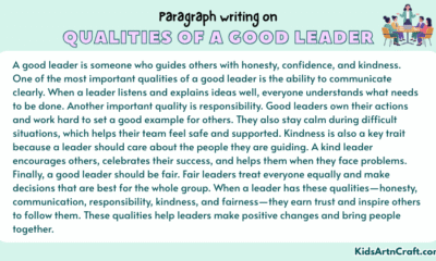 Paragraph on Qualities Of A Good Leader