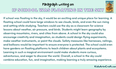 Paragraph on If School Was Floating In The Sky