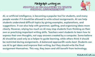 Paragraph on Should AI Be Allowed To Write School Assignments?