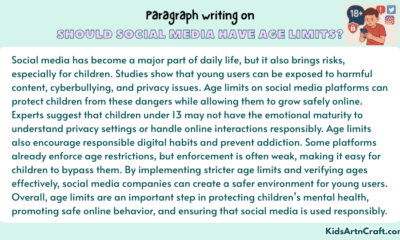 Paragraph on Should Social Media Have Age Limits?