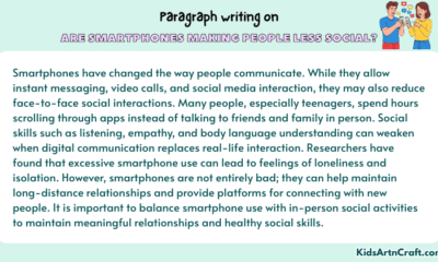 Paragraph on Are Smartphones Making People Less Social?