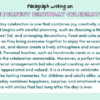 Paragraph on The Perfect Birthday Celebration