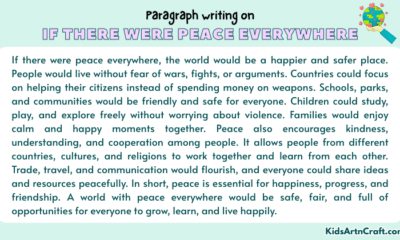 Paragraph on If There Were Peace Everywhere